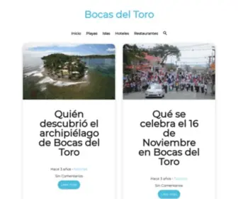 Bocasdeltoro.info(Bocas) Screenshot
