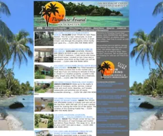 Bocasparadisefound.com(Paradise Found Real Estate) Screenshot