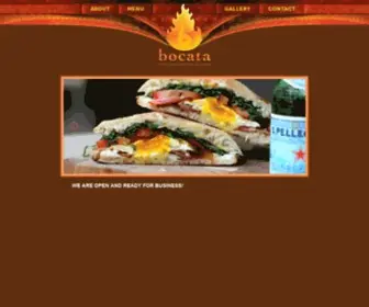 Bocatasandwich.com(Bocata Artisan Sandwiches) Screenshot