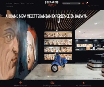 Boccaccio.com.au(Boccaccio Cellars) Screenshot