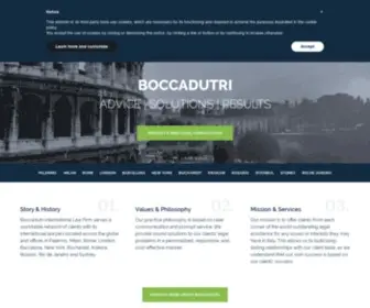Boccadutri.com(Boccadutri International Law Firm) Screenshot