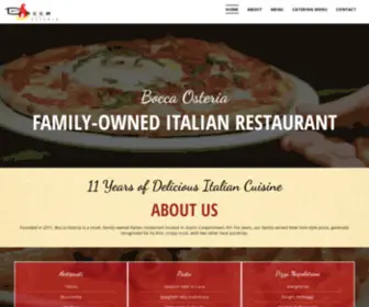 Boccaosteria.com(Bocca Osteria) Screenshot