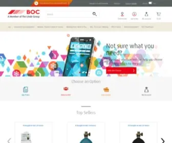 Boc.com.au(BOC Gas) Screenshot