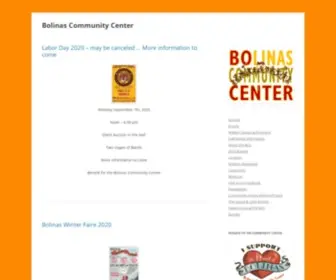 Bocenter.org(The Heart of Bolinas) Screenshot