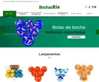 Bochasrio.com.br(Bilhares e Bochas Rio) Screenshot