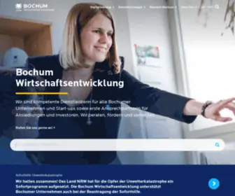Bochum-Wirtschaft.de(Bochum Wirtschaftsentwicklung) Screenshot