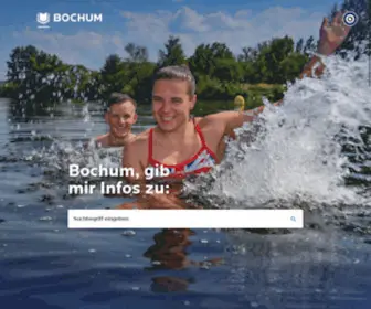 Bochum.de(Die offizielle Internetpräsentation der Stadt Bochum) Screenshot