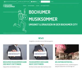 Bochumer-Musiksommer.de(Umsonst und draußen) Screenshot