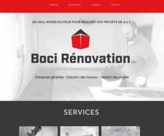 Boci-Renovation.ch(Renovation) Screenshot