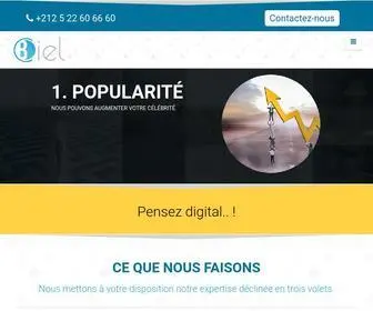 Bociel.com(Expertise en Communication Digitale) Screenshot