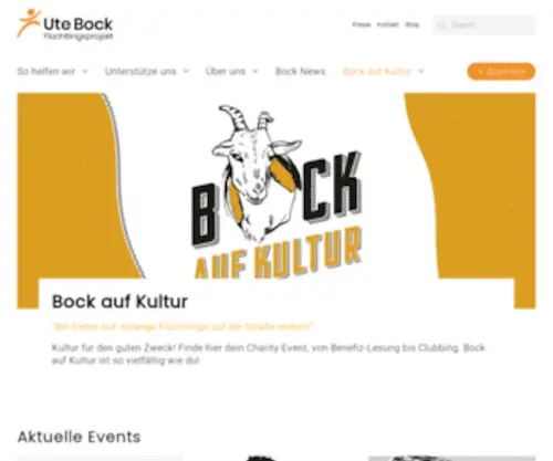 Bockaufkultur.at(Die Charity) Screenshot