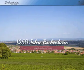 Bockenheim.de(Übernachten) Screenshot