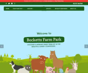 Bockettsfarm.co.uk(Award winning Farm Park) Screenshot