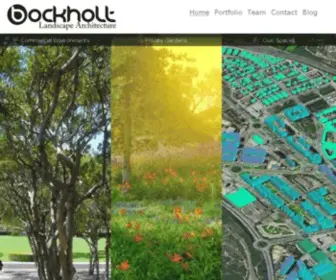 Bockholtlandscapearchitecture.com(Bockholt Inc) Screenshot