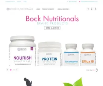 Bocknutritionals.com(Blend of science and decades of experience) Screenshot