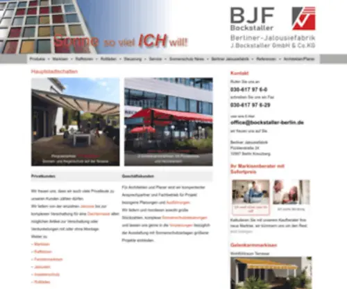 Bockstaller-Berlin.de(Klappläden) Screenshot