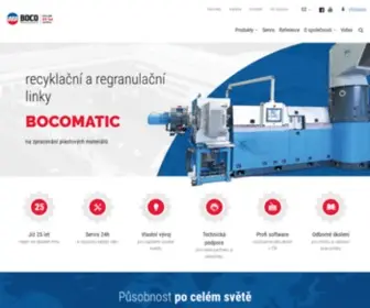 Boco.cz(BOCO PARDUBICE machines) Screenshot