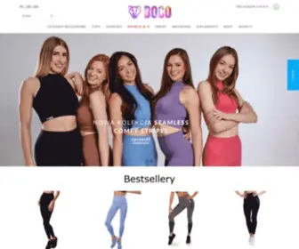 Bocowear.com(Dla fanów aktywności fizycznej komfortowa odzież sportowa) Screenshot