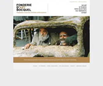 Bocquelfondeur.com(Fonderie d'art Bocquel) Screenshot