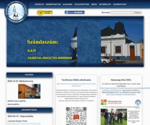 Bocskaiter.hu(Bocskai Téri református Gyülekezet) Screenshot