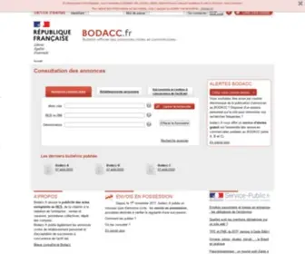 Bodacc.fr(Accueil) Screenshot