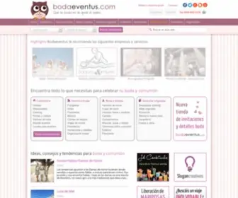 Bodaeventus.com(Servicios para bodas almeria) Screenshot