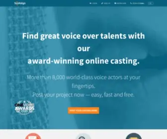 Bodalgo.com(Voice Over Talents & Voice Actors) Screenshot