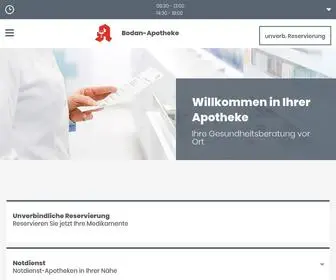 Bodan-Apotheke-Konstanz.de(Ihre Bodan) Screenshot