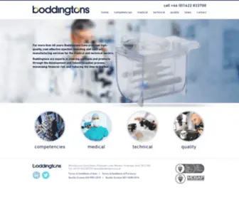 Boddingtons.co.uk(Boddingtons Plastics) Screenshot