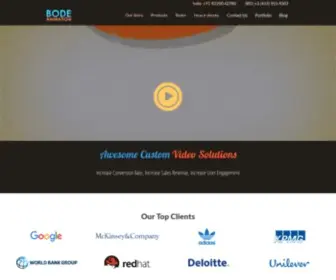 Bodeanimation.com(Explainer Video Making) Screenshot