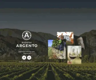 Bodegaargento.com(Vinos orgánicos) Screenshot