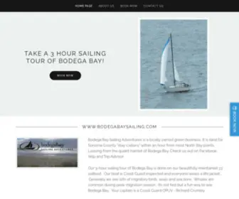 Bodegabaysailing.com(Bodega Bay Sailing) Screenshot