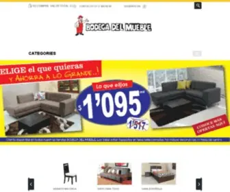 Bodegadelmueble.com(Bodega del mueble Cali Venta Salas) Screenshot