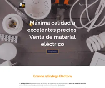 Bodegaelectricabe.com(Venta de material eléctrico) Screenshot