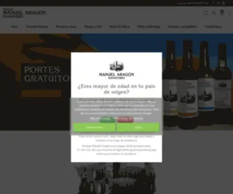 Bodegamanuelaragon.com(Bodega Manuel Aragón) Screenshot