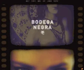 Bodeganegranyc.com(Bodega Negra NYC) Screenshot