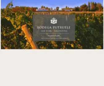 Bodegaputruele.com(Bodega Putruele San Juan de la Frontera Argentina) Screenshot