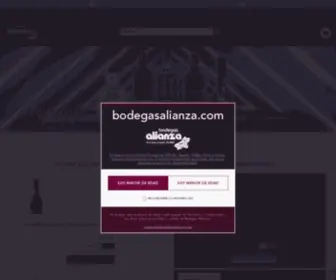 Bodegasalianza.com(Bodegas Alianza) Screenshot