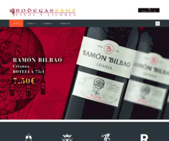 Bodegasanz.com(Las mejores ofertas y recomendaciones en Bodegas Sanz) Screenshot