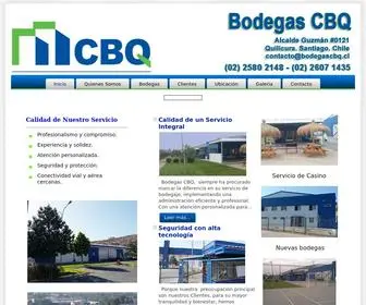 Bodegascbq.cl(Bodegas CBQ) Screenshot