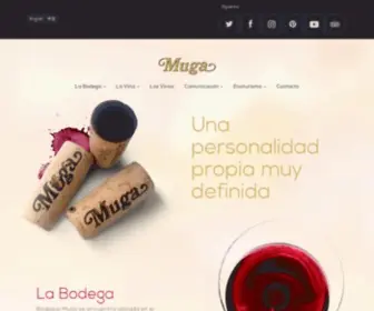 Bodegasmuga.com(Bodegas Muga) Screenshot
