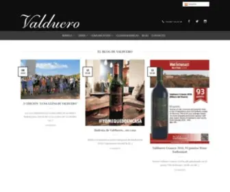 Bodegasvalduero.com(Bodegas Valduero) Screenshot