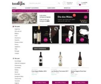 Bodegaswine.com.br(Bodegas Wine) Screenshot