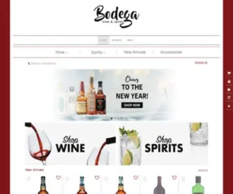 Bodegawinesnyc.com(Bodega Wine & Spirits) Screenshot