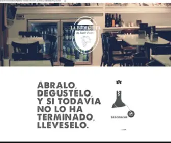 Bodegueta.es(Bodega gourmet en Vinaroz) Screenshot