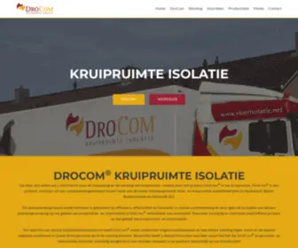 Bodem-Isolatie.nl(Een droge kruipruimte met DroCom vloerisolatie) Screenshot