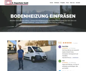 Boden-Fraeser.ch(Bodenheizung einfräsen) Screenshot