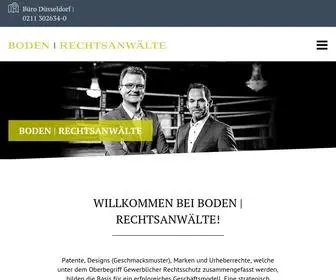 Boden-Rechtsanwaelte.de(Boden Rechtsanwälte) Screenshot