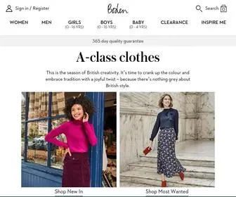 Boden.co.uk(Boden Clothing for Women) Screenshot