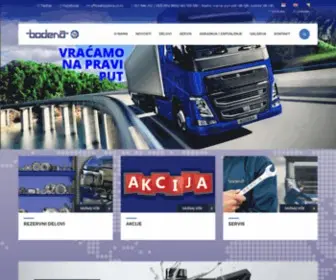 Bodena.co.rs(REZERVNI DELOVI ZA TERETNA VOZILA) Screenshot